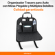 Organizador Trasero para Auto con Mesa Plegable y Múltiples Bolsillos