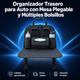 Organizador Trasero para Auto con Mesa Plegable y Múltiples Bolsillos