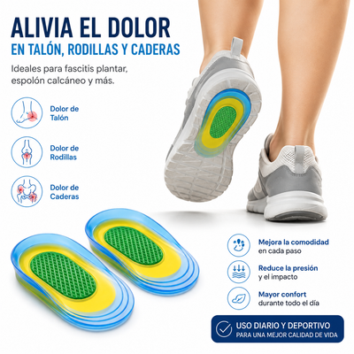 Taloneras Ortopédicas de Silicona